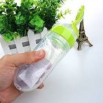 Babies Bloom Green Food Grade Silicone Baby Infant Weaning Cereals Feeding Bottle/Feeding 90 Ml Spoon (6 Months Onward)