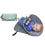 Babies Bloom Green 3 In 1 Multifunctional Travel Waterproof Baby Folding Diaper Changing Clutch/Mat