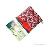 Babies Bloom Red And White Waterproof Foldable Napkin Baby Diaper Mom Clutch Bag/Change Mat Sheet Pads