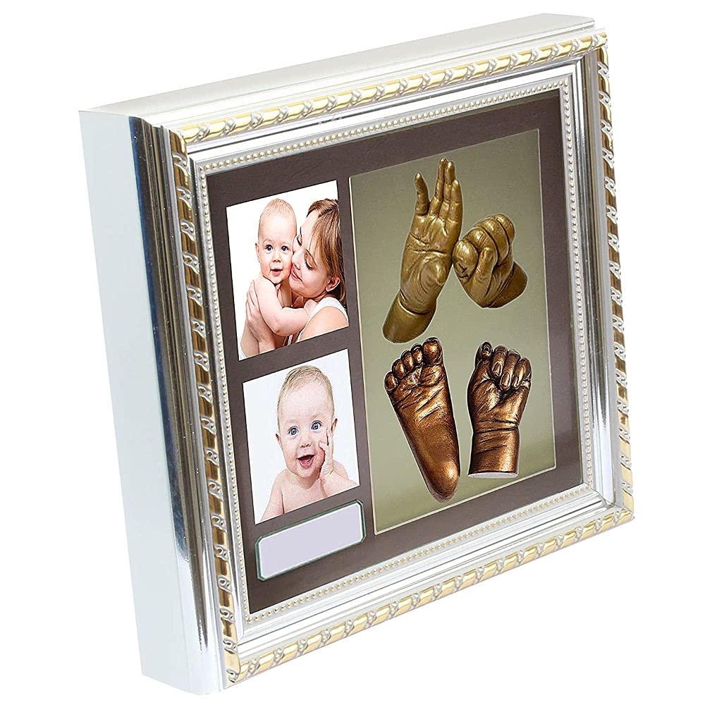 Babies Bloom Creative DIY 3D Baby Hand Footprint Kit With P at Rs  3999/piece, Baby Photo Frame in New Delhi