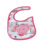 Babies Bloom Baby Pink Elephant Waterproof Saliva Bib