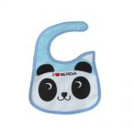 Babies Bloom Cotton Waterproof Saliva Bib - I Luv Panda Print