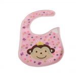 Babies Bloom Cotton Waterproof Saliva Bib - Prince Monkey