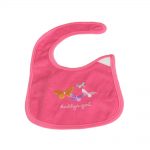 Babies Bloom Cotton Waterproof Saliva Bib - Daddy'S Girl Red