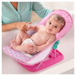 Babies Bloom Pink/Blue Infant Deluxe Baby Bather (Bath Rack)