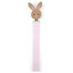 Babies Bloom Bunny Pacifier Clip (Set Of 2)