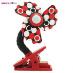 Babies Bloom Mini Laser Red And White Clip-On Cooling Fan For Babies