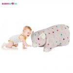 Babies Bloom Cute Bear Baby Brown Coral Fleece Pillow