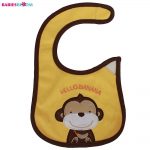 Babies Bloom Yellow Hello Banana Waterproof Saliva Bib