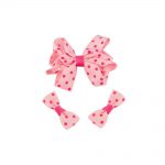 Babies Bloom Think Pink Hair Bow And Clip