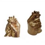 Babies Bloom 3D Casting Kit Family Kit Casts Sculpture Keepsake Gift (White, Gold, Silver) - M23