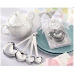 Babies Bloom Silver Metal Measuring Spoons For Baby Shower Favor (Set Of 4)