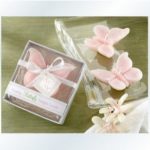 Babies Bloom Baby Imaginative Pink Butterfly Candle Favor (Set Of 2)