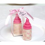 Babies Bloom Baby Pink Bottle Candle (Set Of 2)