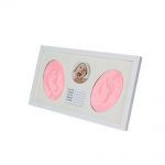 Babies Bloom Pink Babytiny Hand And Footprint Imprint Kit - Hand And Footprint Imprint Frame Kit