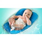 Babies Bloom Blue New-Born Soft Baby Bather Infant Bath Folding Seat Support Tub Cushion