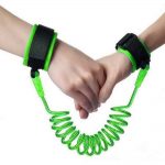 Babies Bloom Anti Lost Wrist Link Belt, 1.5M/ 59Inch /Baby Toddler Reins Safety Leash Wristband Walking Hand Belt Harness - Green