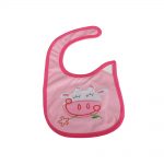 Babies Bloom Cotton Waterproof Saliva Bib - Eating Cow