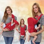 Babies Bloom Red Six In One Baby Carrier