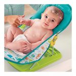 Babies Bloom Green/Blue Infant Deluxe Baby Bather (Bath Rack)