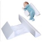 Baby Infant Newborn Anti Roll Pillow - White