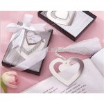 Babies Bloom Love-Story Silver Heart Shaped Bookmark