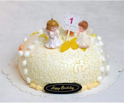 Babies Bloom Little Angel Candle Baby Birthday Candles (Set Of 2) - Image 2