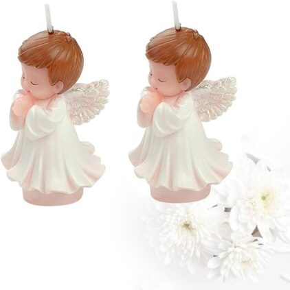 Babies Bloom Little Angel Candle Baby Birthday Candles (Set Of 2) - Image 4