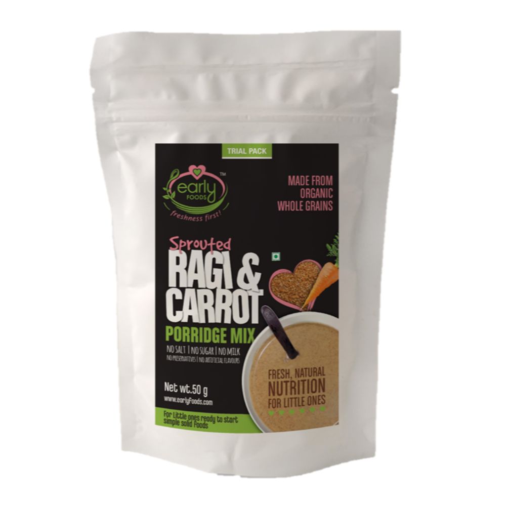 ragi carrot porridge for babies