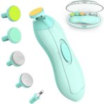 Babies Bloom Green Electric Baby Nail Clippers, Nail Trimmer for New-Borns to Toddlers with Light (Green)