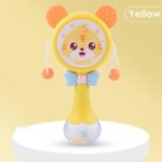 Babies Bloom Yellow Jingle Bells Cartoon Hand Rattle Toys Babies /Kids (0-3 Years)