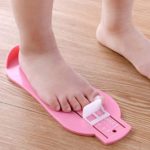 Babies Bloom Pink Baby Feet Measuring Gauge/Ruler/Kids Foot Ruler/Baby Shoe Size Measure Tool