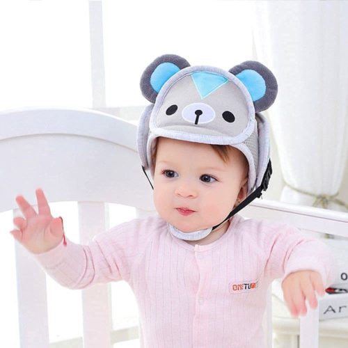 Babies Bloom Safety Anti Shock Baby Head Shape Helmet (Blue) (6months2